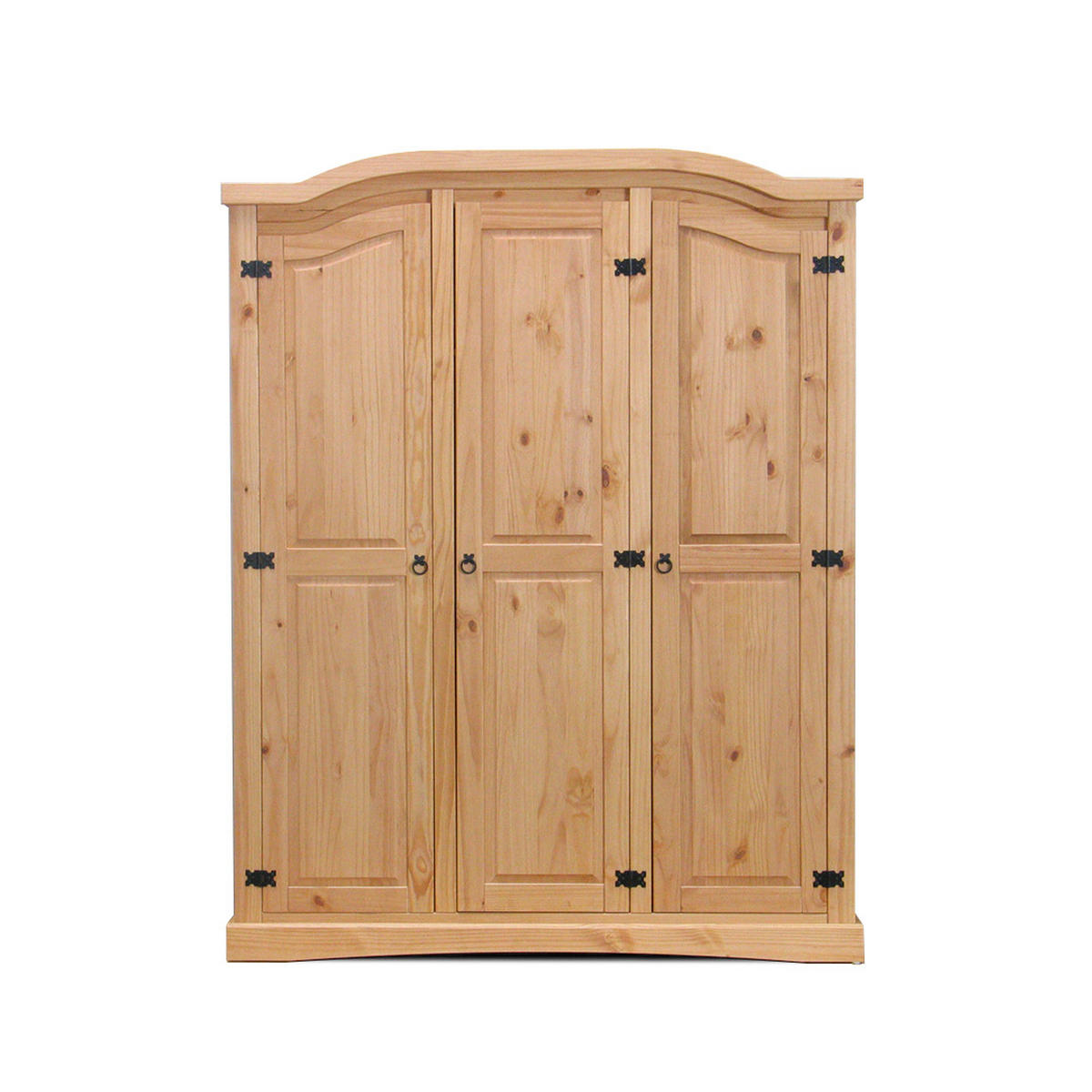 KLEIDERSCHRANK natur - Braun, Holz/Textil (152/193/54cm) - ebuy24