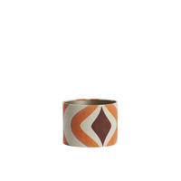 LAMPENSCHIRM Keks Braun Ø20/15 cm - Braun, Textil (20/20/15cm) - Light & Living