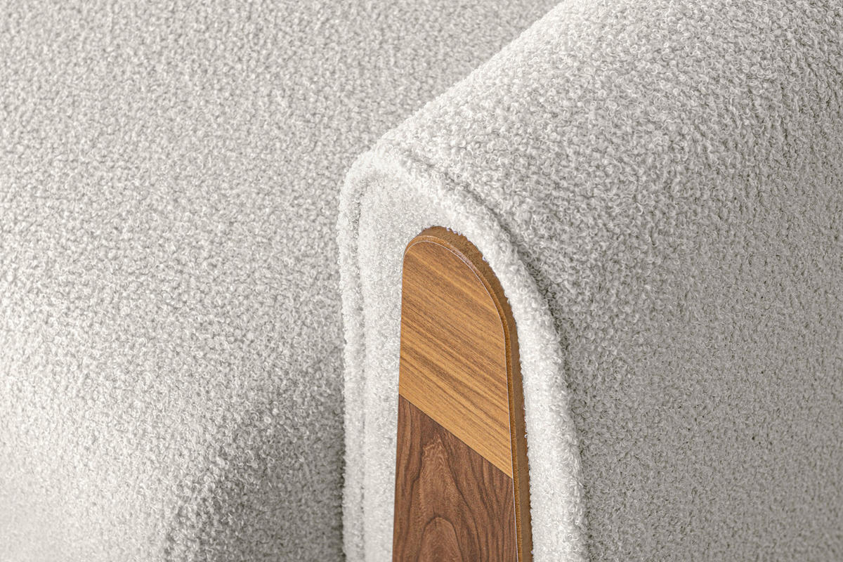 SESSEL GUSTAVO mit Armlehnen, weiß - Braun/Weiß, Holz/Holzwerkstoff (83/95/92cm) - KONSIMO®