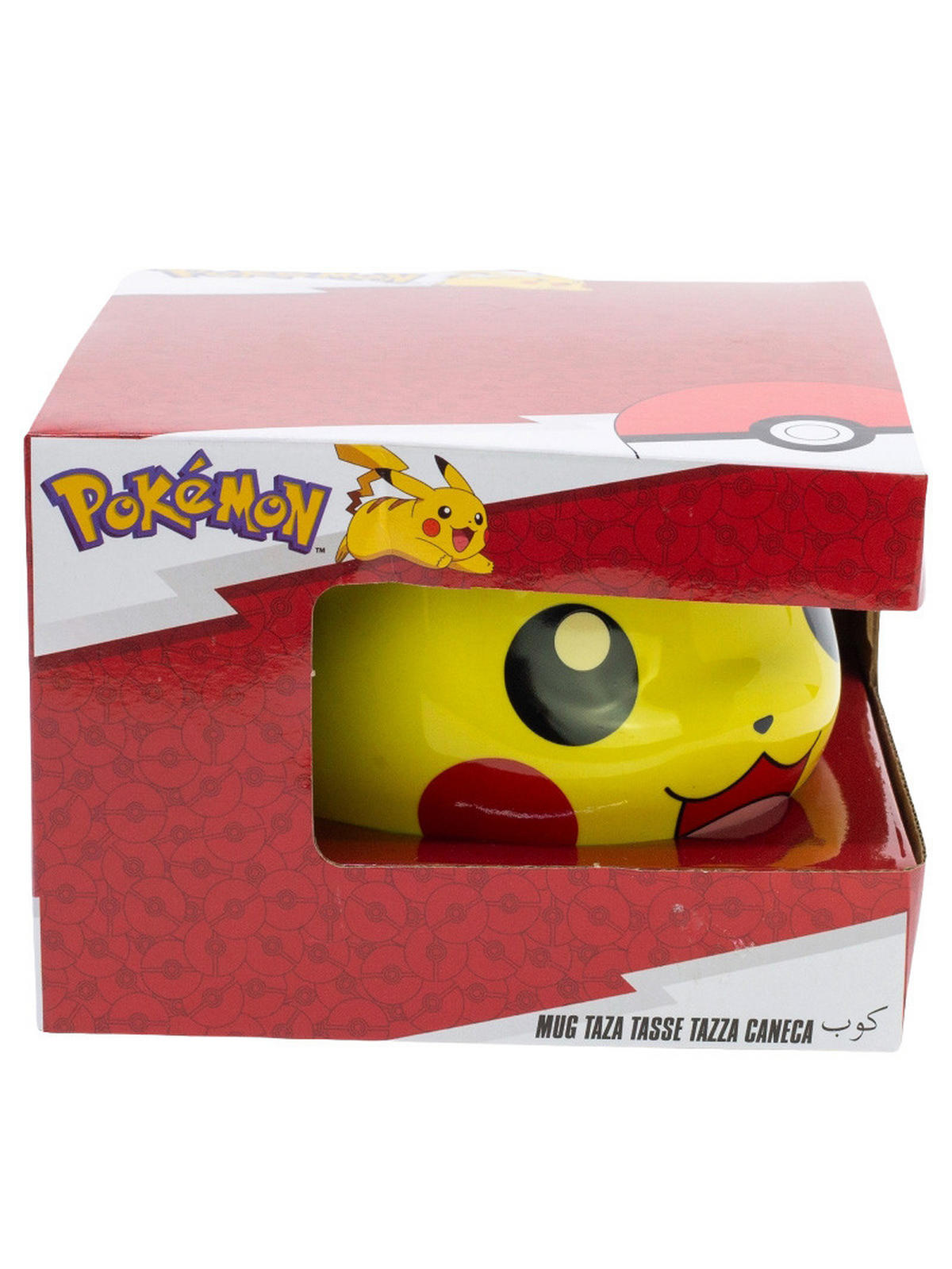 BECHER Pokemon 3D Pikachu Gelb 480 ml - Gelb, Keramik (0.48L) - United Labels