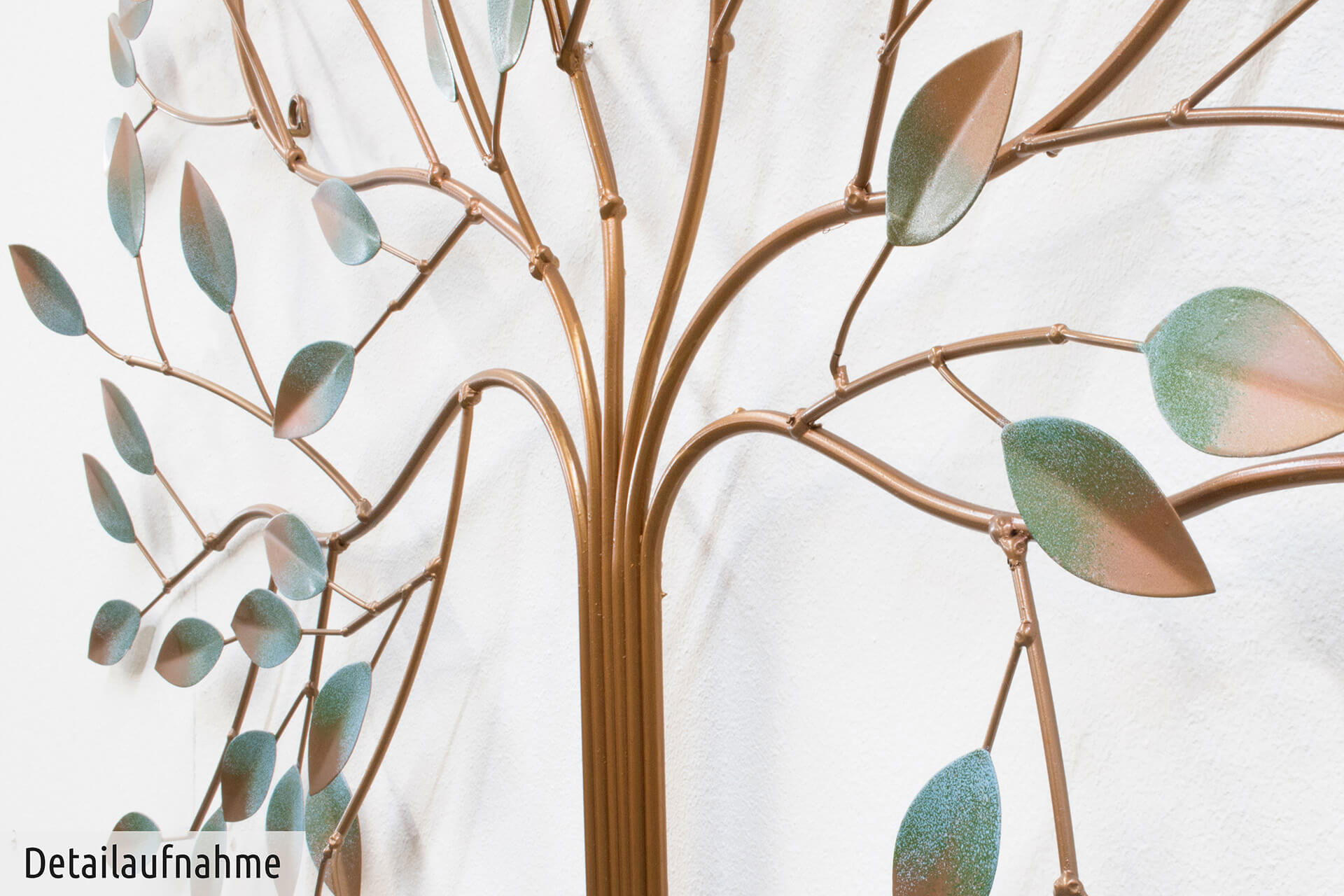 WANDDEKO Braun 98/98 cm - Braun, Metall (2.2/98/5cm) - KUNSTLOFT