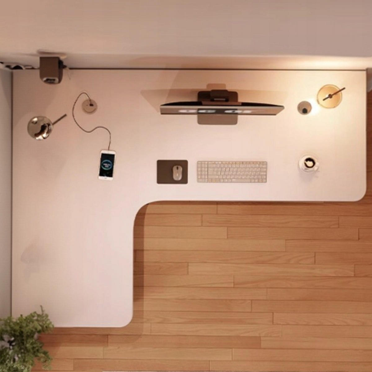 SCHREIBTISCH, weiß 120/60/74 cm - Weiß, Holzwerkstoff (67/115/14cm)