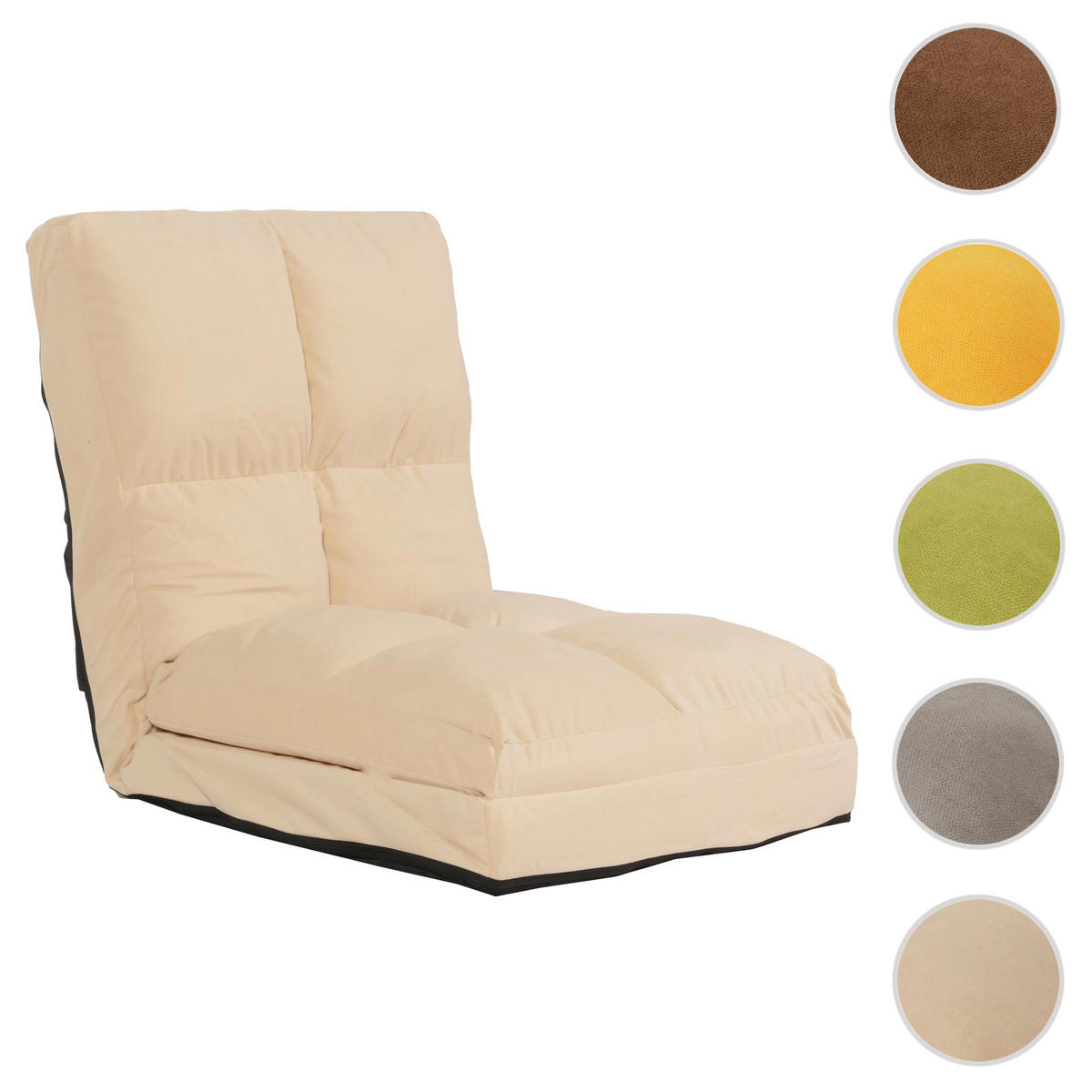 BODENSESSEL Beige - Beige, Textil (54/58/63cm) - MCW