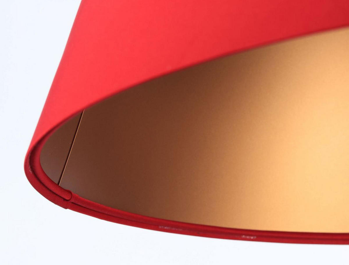 HÄNGELEUCHTE Rot 50/27 cm - Rot, Kunststoff (50/1.3/27cm) - ONZENO
