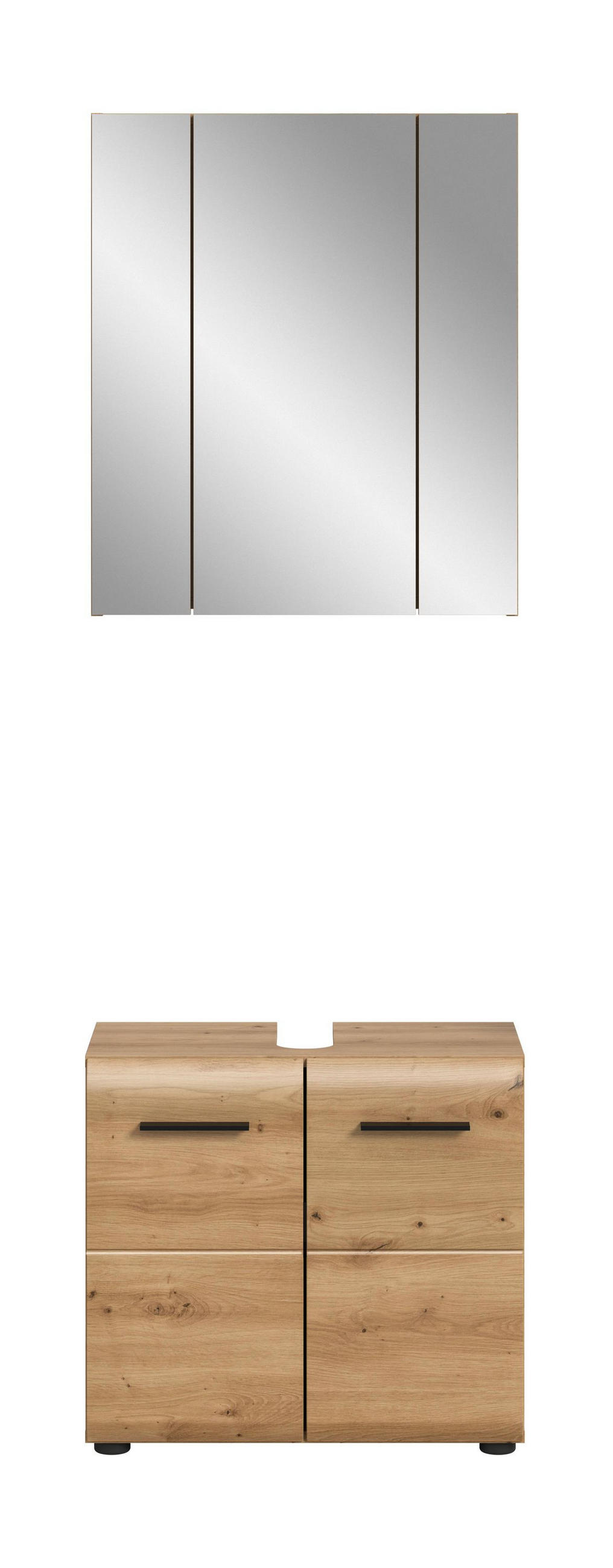BADEZIMMER Alba 2-tlg. (B/H/T: ca. 60/185/30 cm) in Artisan Oak /Artisan Oak - Eiche Artisan, Holz (60/185/30cm)