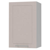 KÜCHENHÄNGESCHRANK Kvantum W2/45 Grau / Kaschmir Matt 45 / 32,5 / 72cm - Kaschmir/Grau, Holz/Holzwerkstoff (45/72/32.5cm) - Feldmann-Wohnen