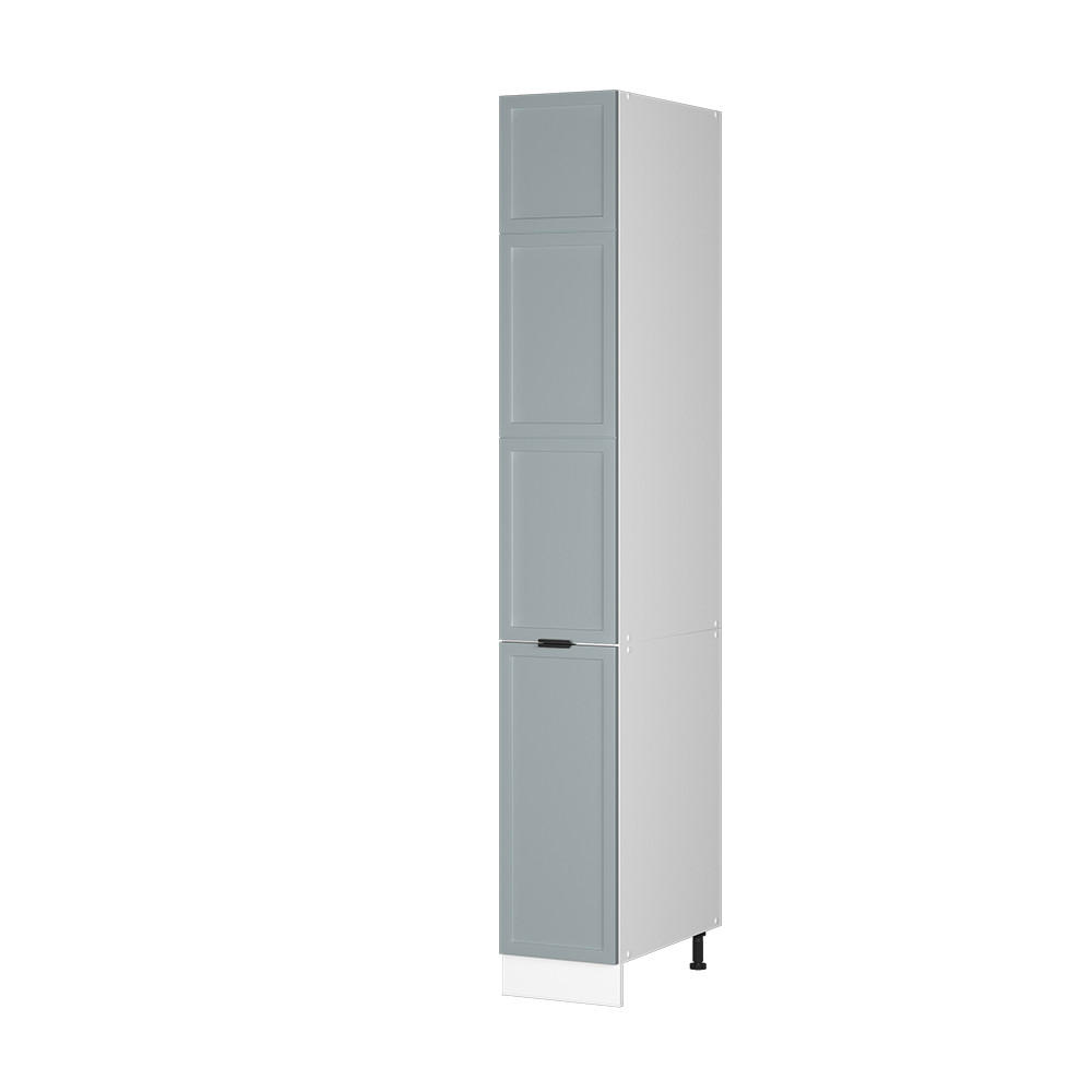 APOTHEKERSCHRANK Fame-Line Hellblau-grau 30 cm - Blaugrau/Weiß, Holzwerkstoff (30/206.8/58cm) - Vicco