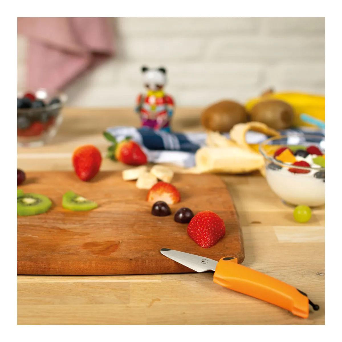 KINDERKITCHEN Messerfür Kinder/ Kindermesser Hund - Multicolor, Metall (3.7/1.6/16cm) - Kuhn Rikon