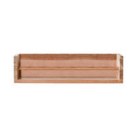 BADREGAL Ugo Natur aus Teak - Naturfarben, Holz (60/15/20cm) - Tikamoon
