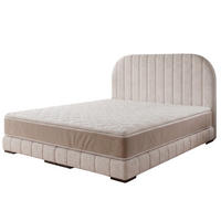 POLSTERBETT LEON3 140x 200 cm Farbe: Creme - Creme, Textil (140/200cm) - A&J MöbelLand