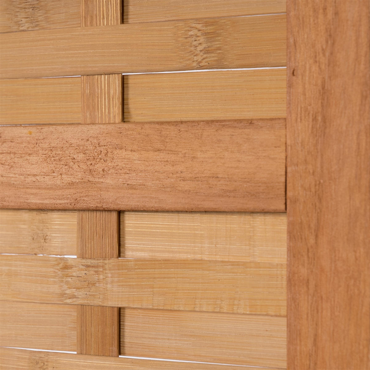 RAUMTEILER Maya 3-tlg. Bambus - Naturfarben, Holz (120/170/2cm) - CREEDWOOD