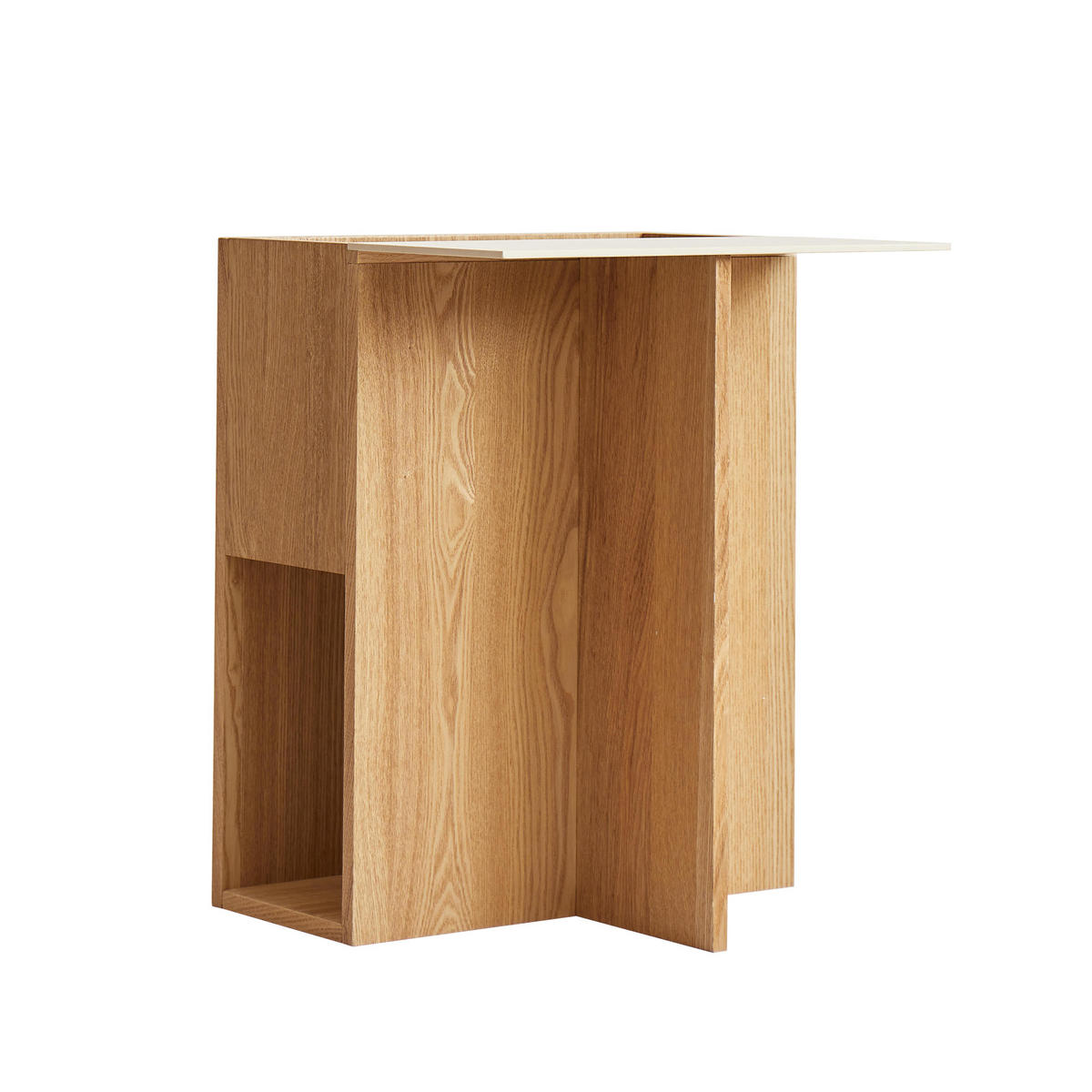 BEISTELLTISCH Rund Braun 50 x 50 x 49 cm - Braun, Holz (18/45/55cm) - Nordlys