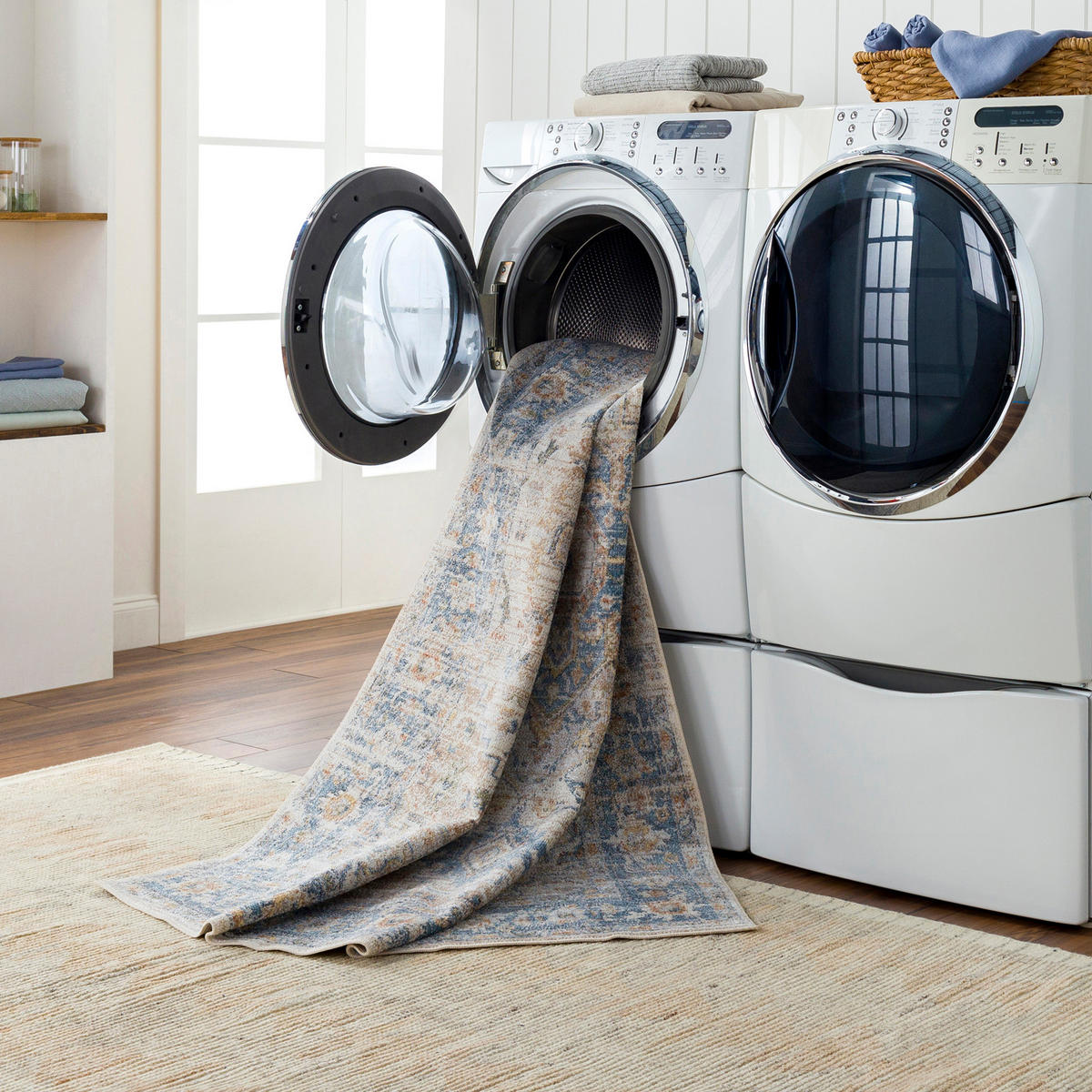 TEPPICH Maschinenwaschbar 200/275 cm Mehrfarbig - Multicolor, Naturmaterialien/Textil (200/275cm) - LIVABLISS