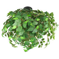 DECKENLEUCHTE LEAVY Grün Blätter-Design - Grün, Kunststoff (70/70/73cm)