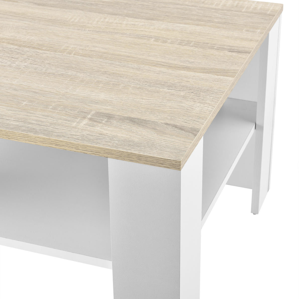 COUCHTISCH Aachen 60/60/40 - Beige, Holzwerkstoff (60/60/40cm) - [en.casa]