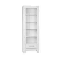 KNIHOVNA bílá - bílá, kompozitní dřevo (69.8/204.8/45cm) - Petits-meubles