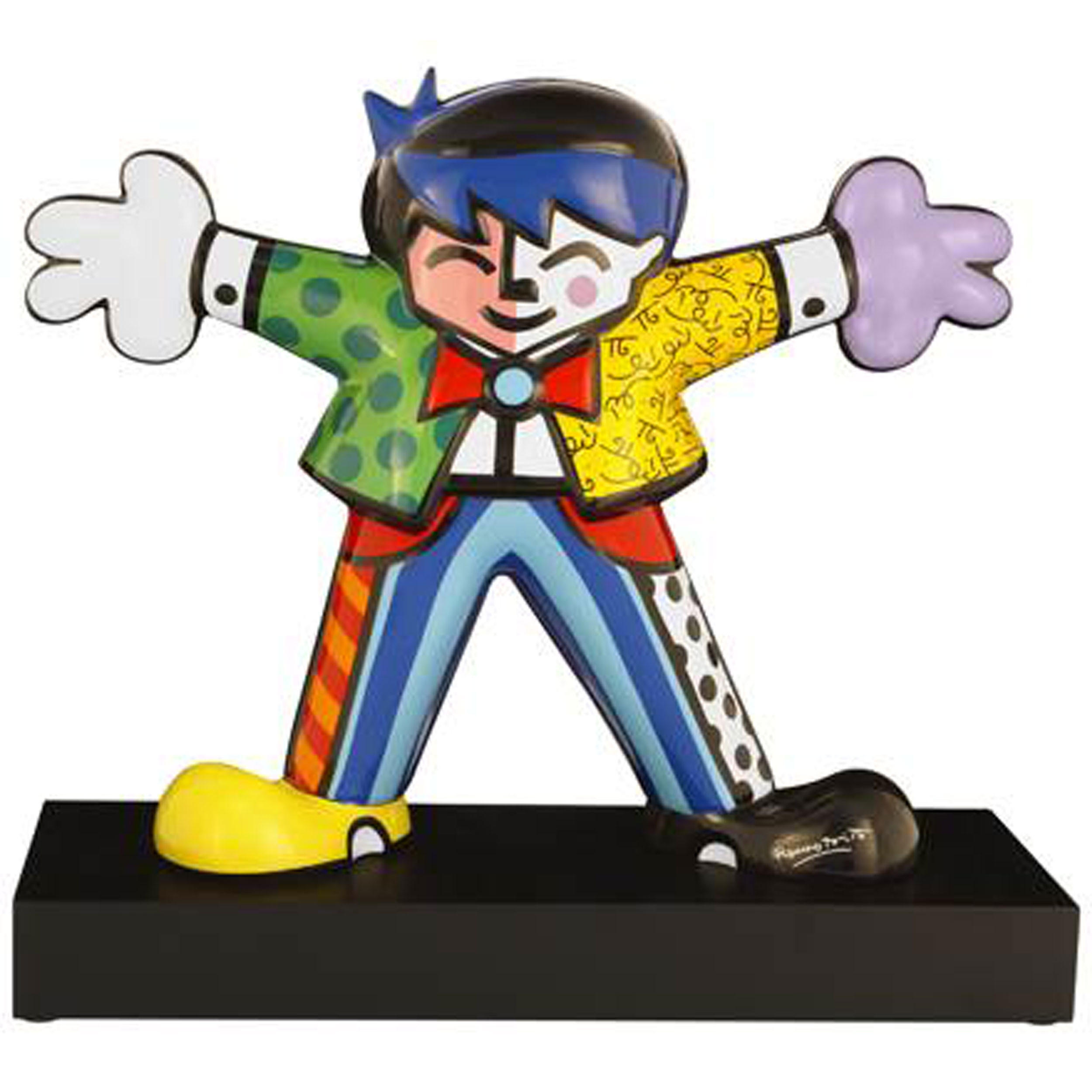 DEKOFIGUR Romero Britto Hug Boy, Porzellan - Multicolor, Keramik (19/47/54cm) - Goebel