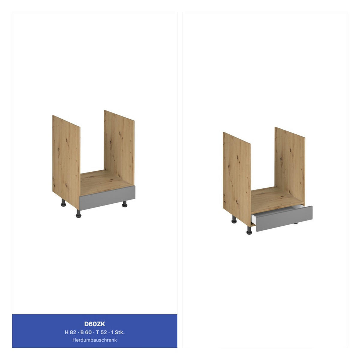 KÜCHENZEILE 300 cm - Langen KL30-M300 - in Beige / Matt - Beige, Holz (300/212/52cm)