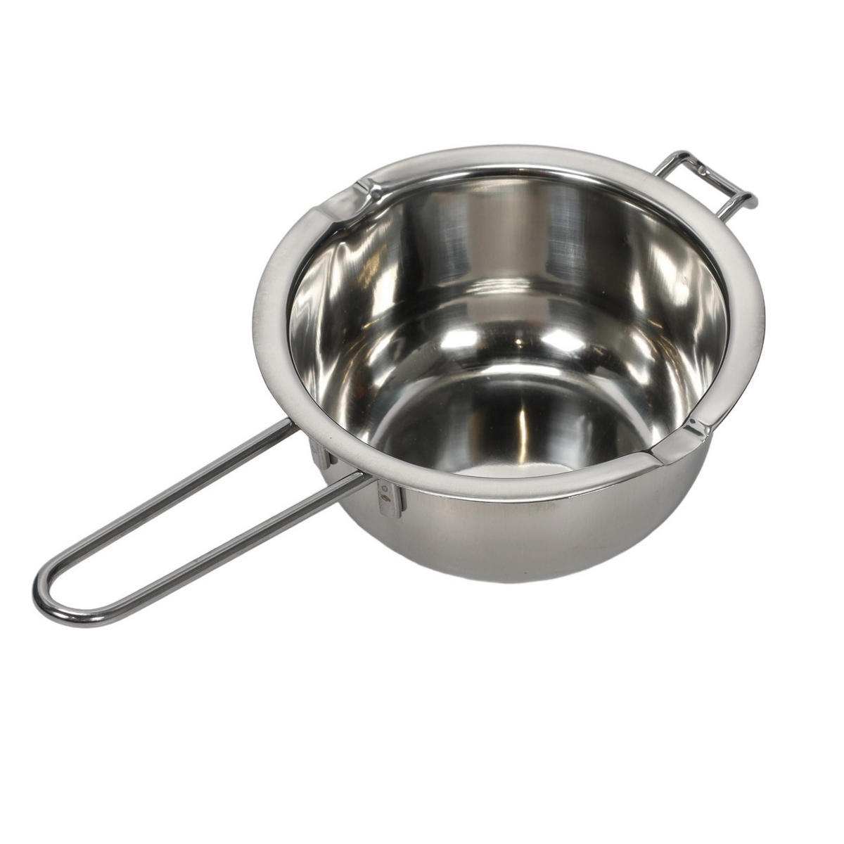 METALLTOPF für Wasserbad funktionelles 25/14,4 cm - Silberfarben, Metall (14.4cm) - 5five Simply Smart
