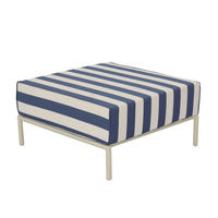 HOCKER, Pazifikblau - Blau, Textil (72/38/77cm) - Oviala