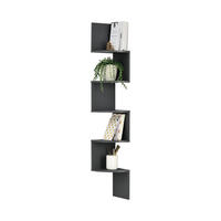 WANDREGAL Greiz - Dunkelgrau, Holzwerkstoff (123/19.5/19.5cm) - [en.casa]
