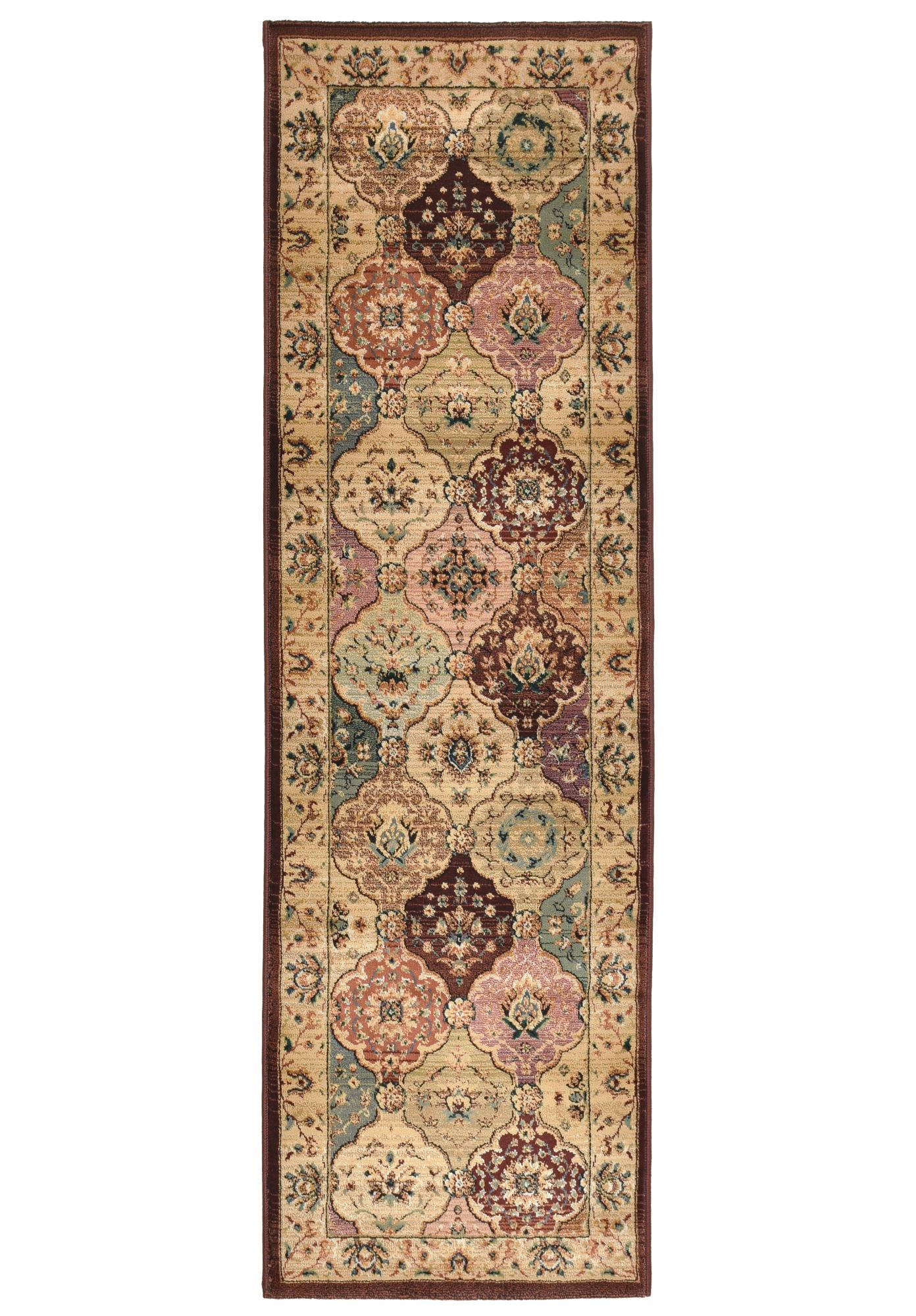 WEBTEPPICH Gabiro 208 80x300 cm - Rot, Textil (80/300cm) - THEKO