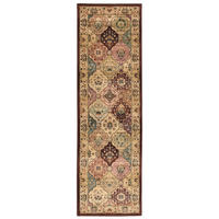 WEBTEPPICH Gabiro 208 80x300 cm - Rot, Textil (80/300cm) - THEKO