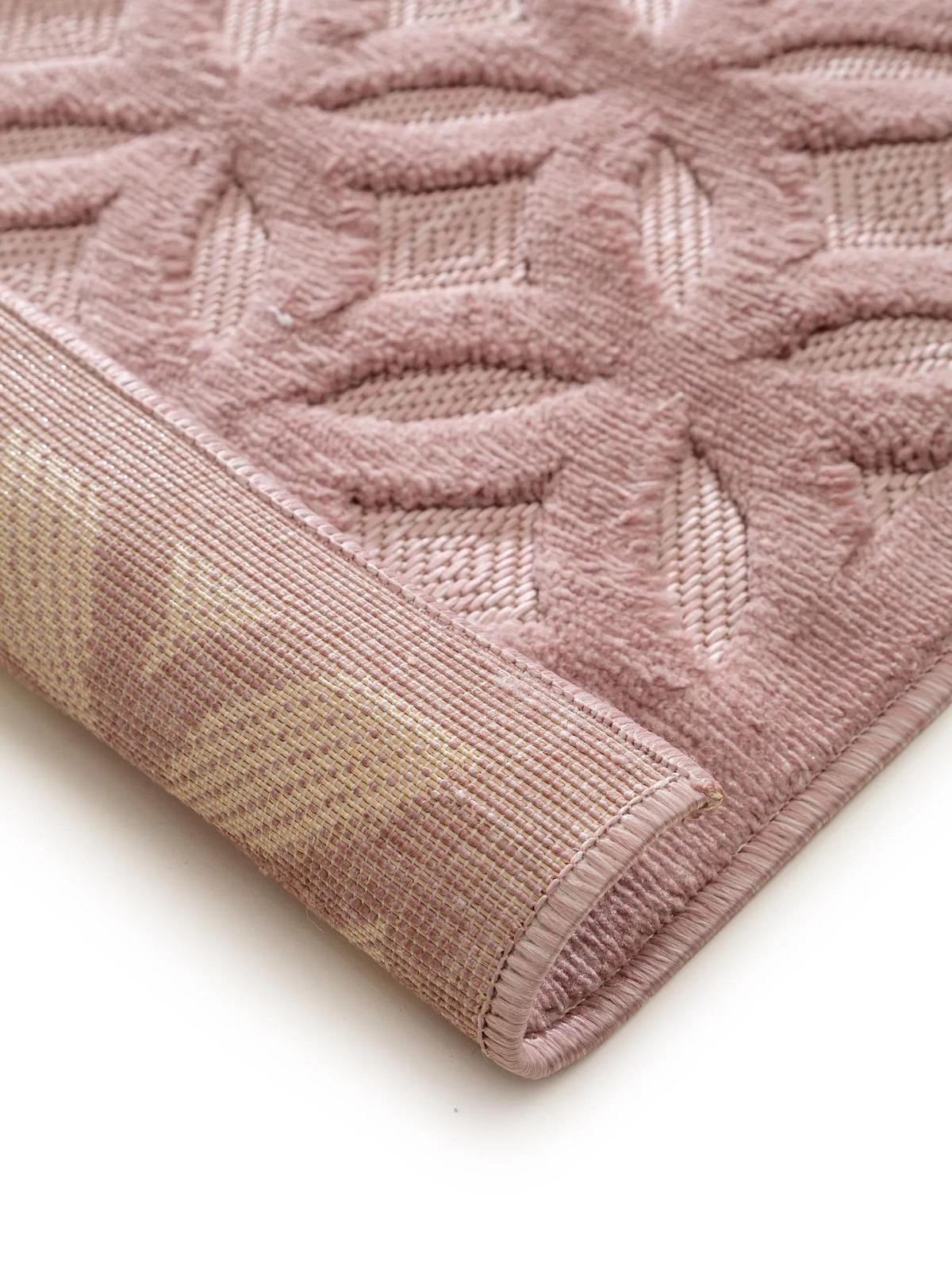 OUTDOORTEPPICH Bonte Rosa 200x290 cm - Rosa, Textil (200/290cm) - benuta Nest