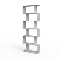 RAUMTEILER Levio Grau 70 x 192.2 cm - Grau, Holzwerkstoff (70/192.2/23.8cm) - Vicco