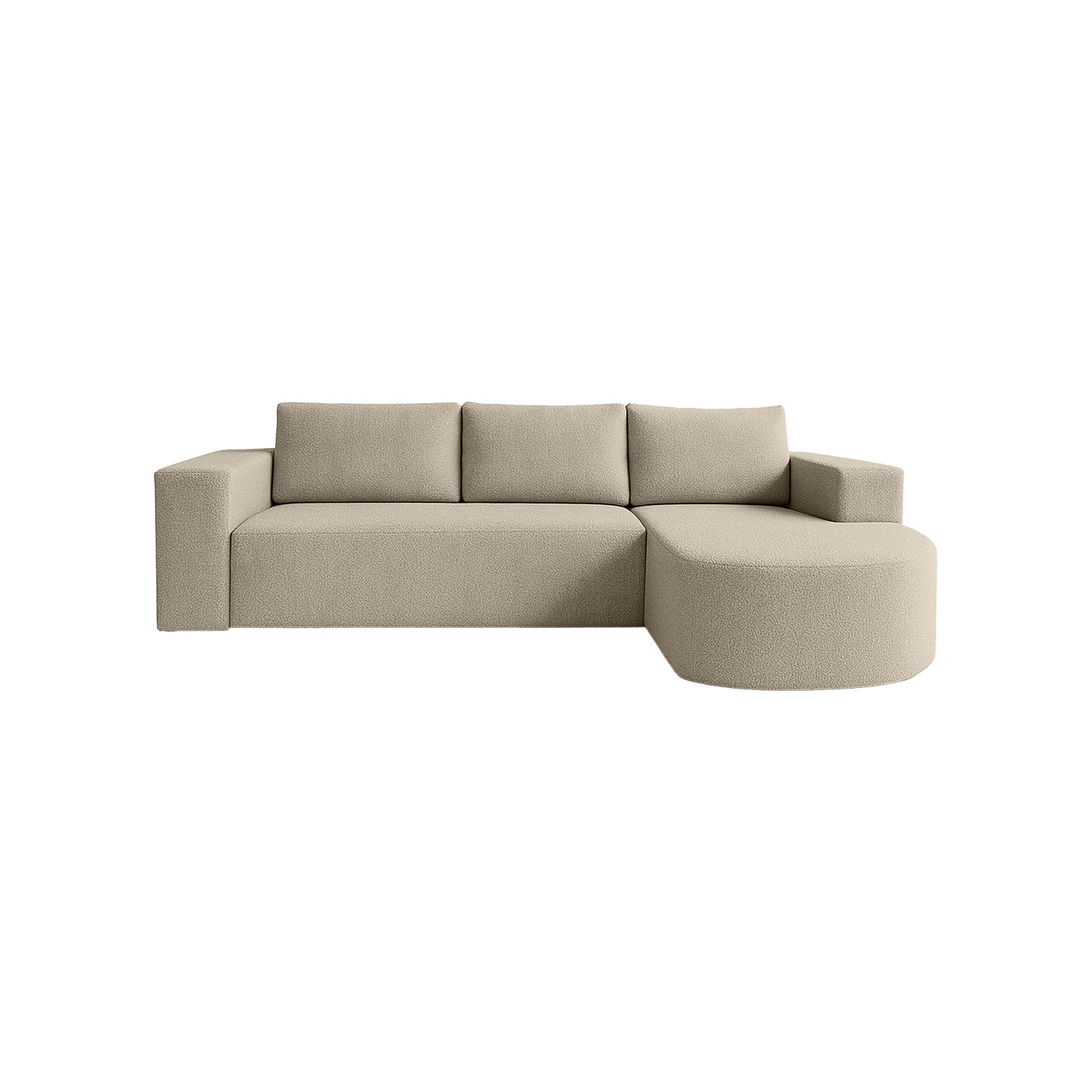 Fedve Ecksofa Greige 270x162 cm