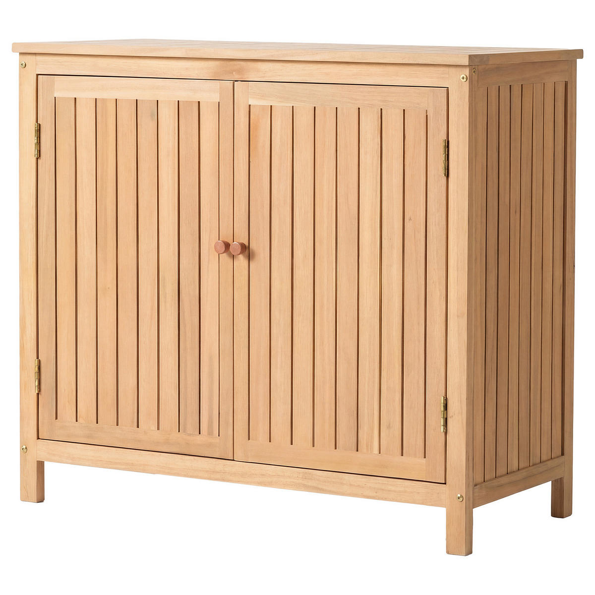 GARTENSCHRANK - Akaziefarben, Holz (110/86/56cm) - home24