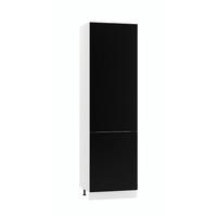 KÜHLUMBAUSCHRANK D60LO/2133 P/L - Zivora - Elegantes Design - Schwarz, Holz (60/213.3/56cm) - ROYAL24_MARKT