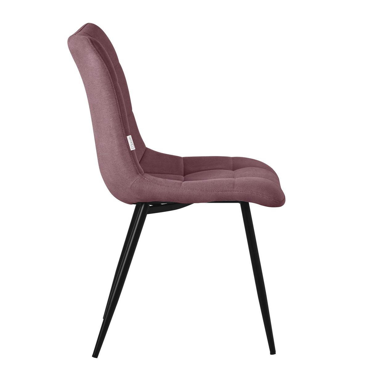 ESSZIMMERSTUHL 4er Set - Pink, Metall (49/89/60.5cm) - ML-DESIGN