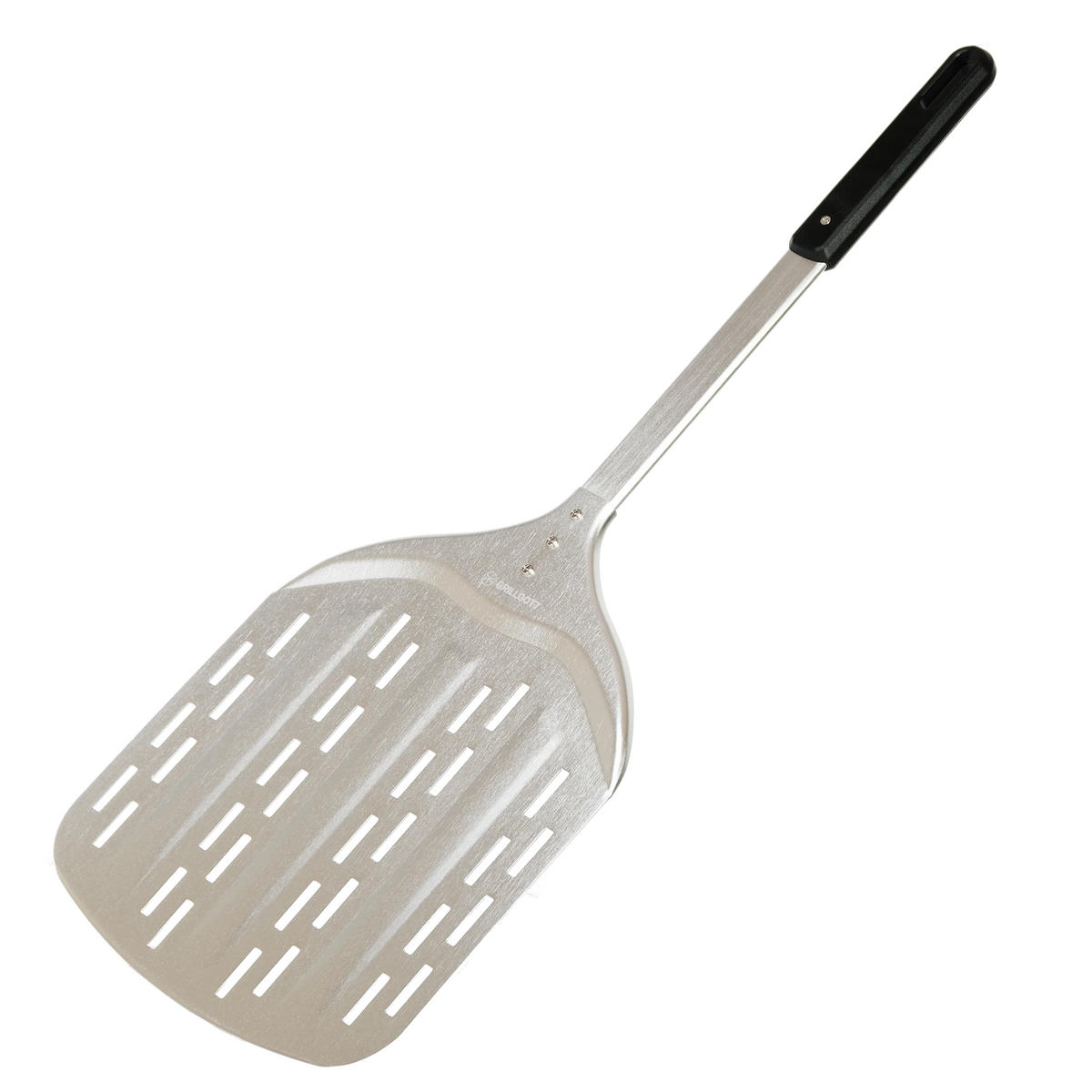 PIZZEBUNDLE (Pizzastein, Pizzaschieber, Pizzawender) - Edelstahlfarben, Kunststoff/Stein (38/80cm) - Grillgott