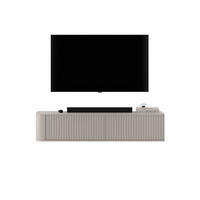 TV komoda Aurora matná kašmírová 140 cm - kašmírová, kompozitné drevo (140/30/35cm) - Meble Lindner