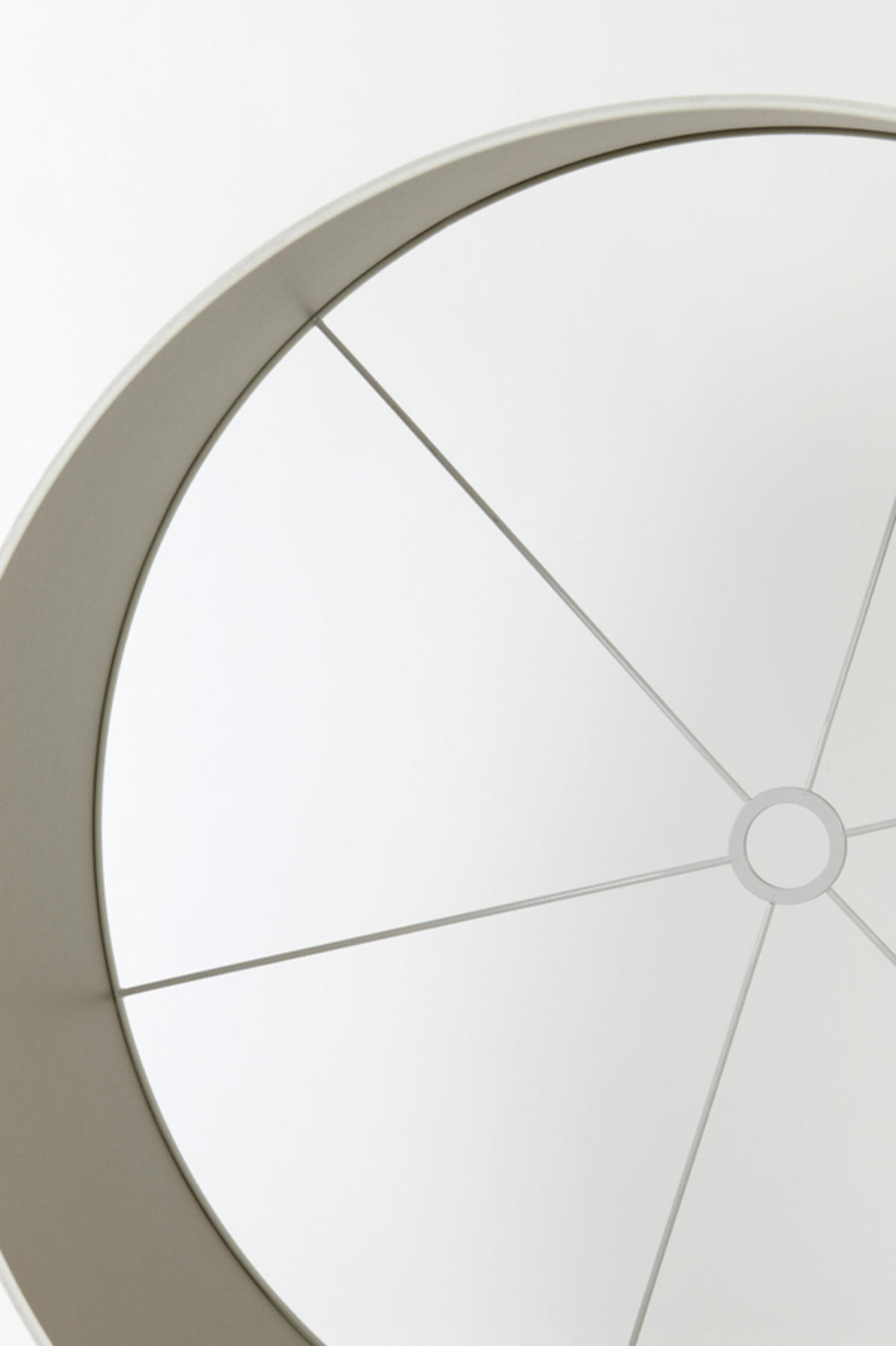 LAMPENSCHIRM Saverna Weiß Ø60/43 cm - Weiß, Textil (60/60/43cm) - Light & Living