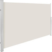 SEITENMARKISE ,180 x 300 cm,beige - Beige, Textil (180/10cm) - tectake