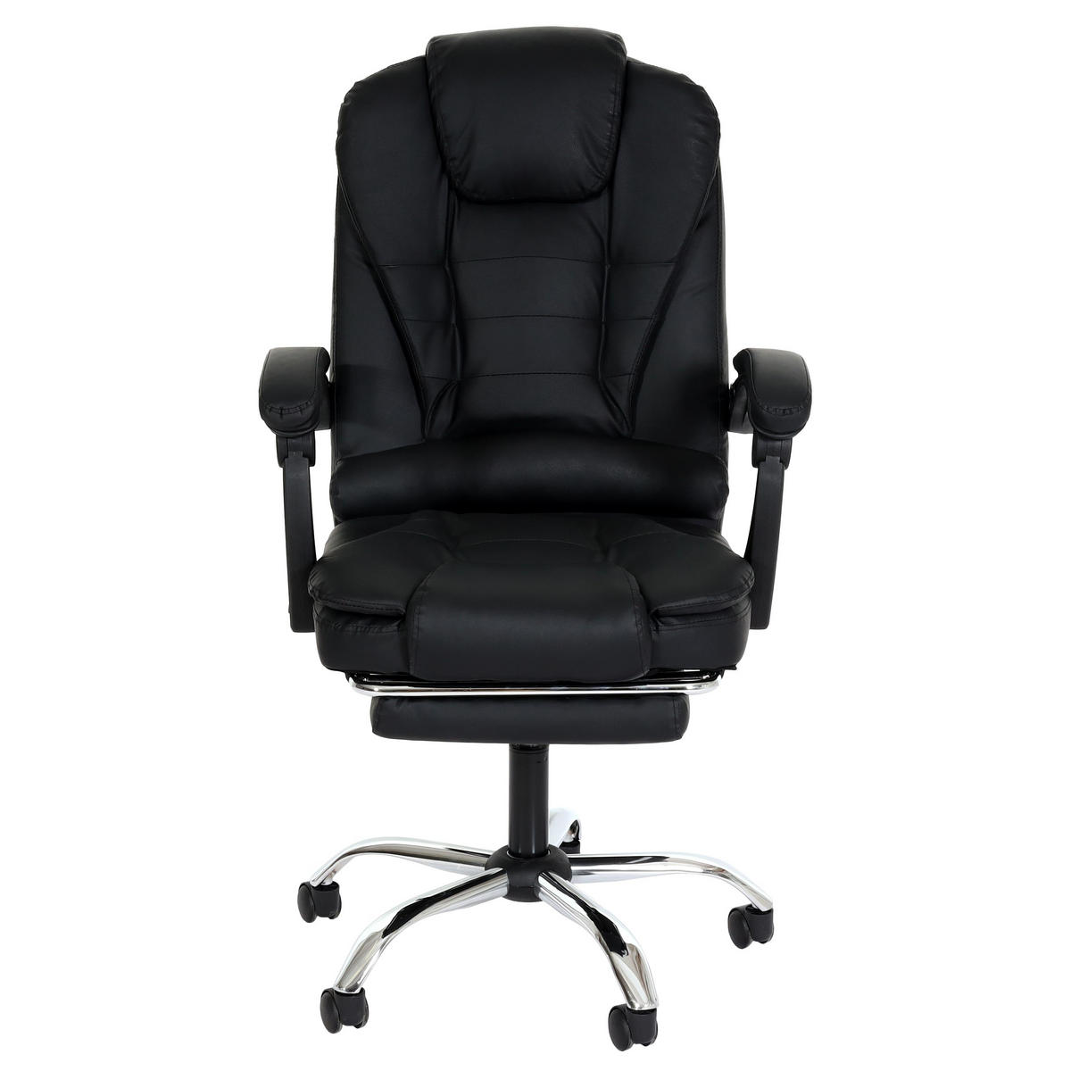 BÜROSTUHL Schwarz - Schwarz, Textil (63/110/103cm) - MCW