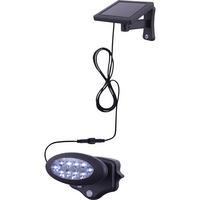 LED STRAHLER Solar Anthrazit Kunststoff - Anthrazit, Kunststoff (17/17/11.3cm) - Globo Lighting