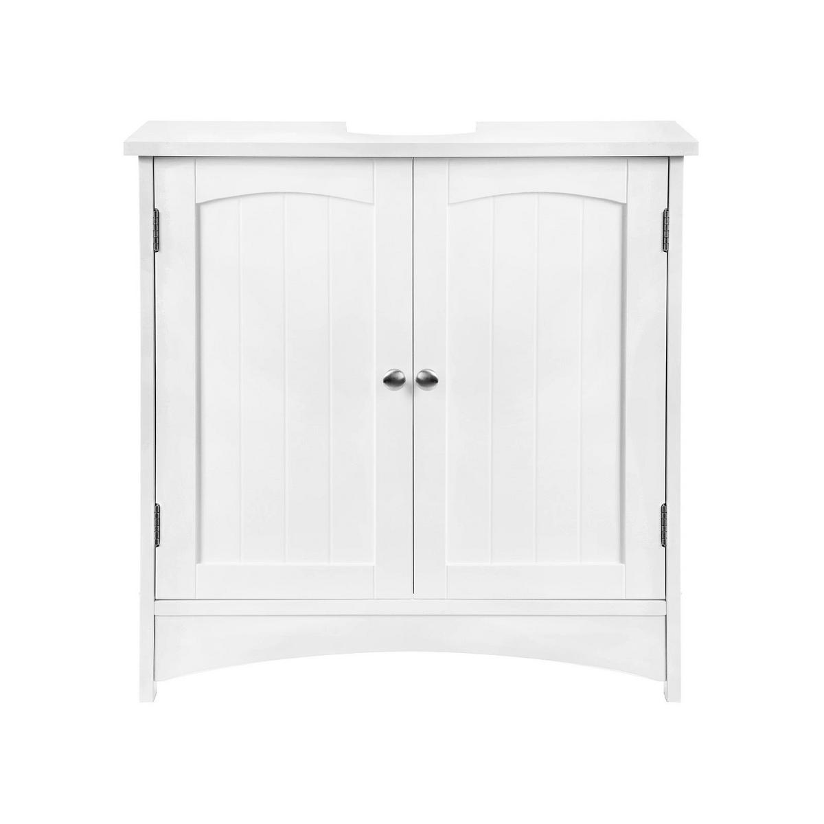 WASCHBECKENUNTERSCHRANK - Weiß, Holzwerkstoff (60/30/60cm) - Hansiro