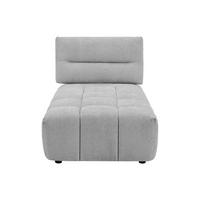 RECAMIERE ohne Schlaffunktion - 1 Person - Stoff - Hellgrau - - Hellgrau, Textil (95/93/196cm) - Vente-Unique
