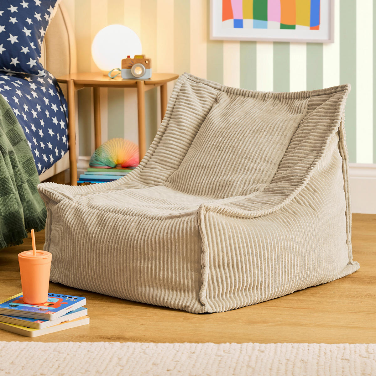 KINDERSITZSACK Sessel Alto - Beige, Textil (67/60/67cm) - icon