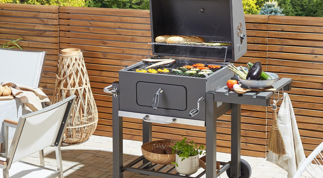 grill mit gemüse