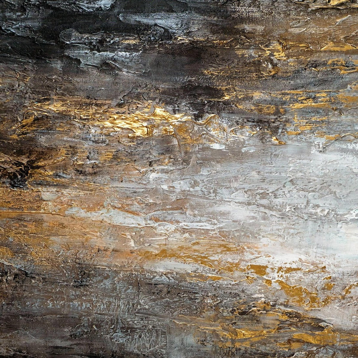 GEMÄLDE Milchstraße III Schattenfugenrahmen Grau 120x80 cm - Grau, Holz (120/80cm) - YS-art gallery