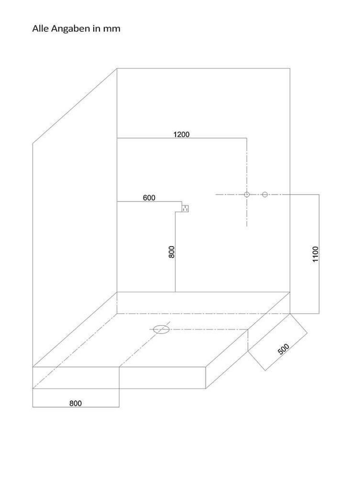 DAMPFDUSCHE mit Wasserfall und LED-Beleuchtung DESIGN XL - 180 x 130 cm - Weiß, Glas (130cm) - Home Deluxe