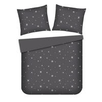 BETTWÄSCHE Jacquard SNIERZA, 160x200 cm, Schwarz, Winter Weihnachten Bettbezug, Weihnachtsdeko, Christmas, Weihnachtsmotiv - Schwarz, Textil (160/200cm) - home&you