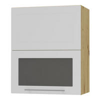 KÜCHENHÄNGESCHRANK Kvantum W8BS/60 Weiß Matt / Eiche Artisan Matt 60 / 32,5 / 72cm - Eiche Artisan/Weiß, Holz/Holzwerkstoff (60/72/32.5cm) - Feldmann-Wohnen