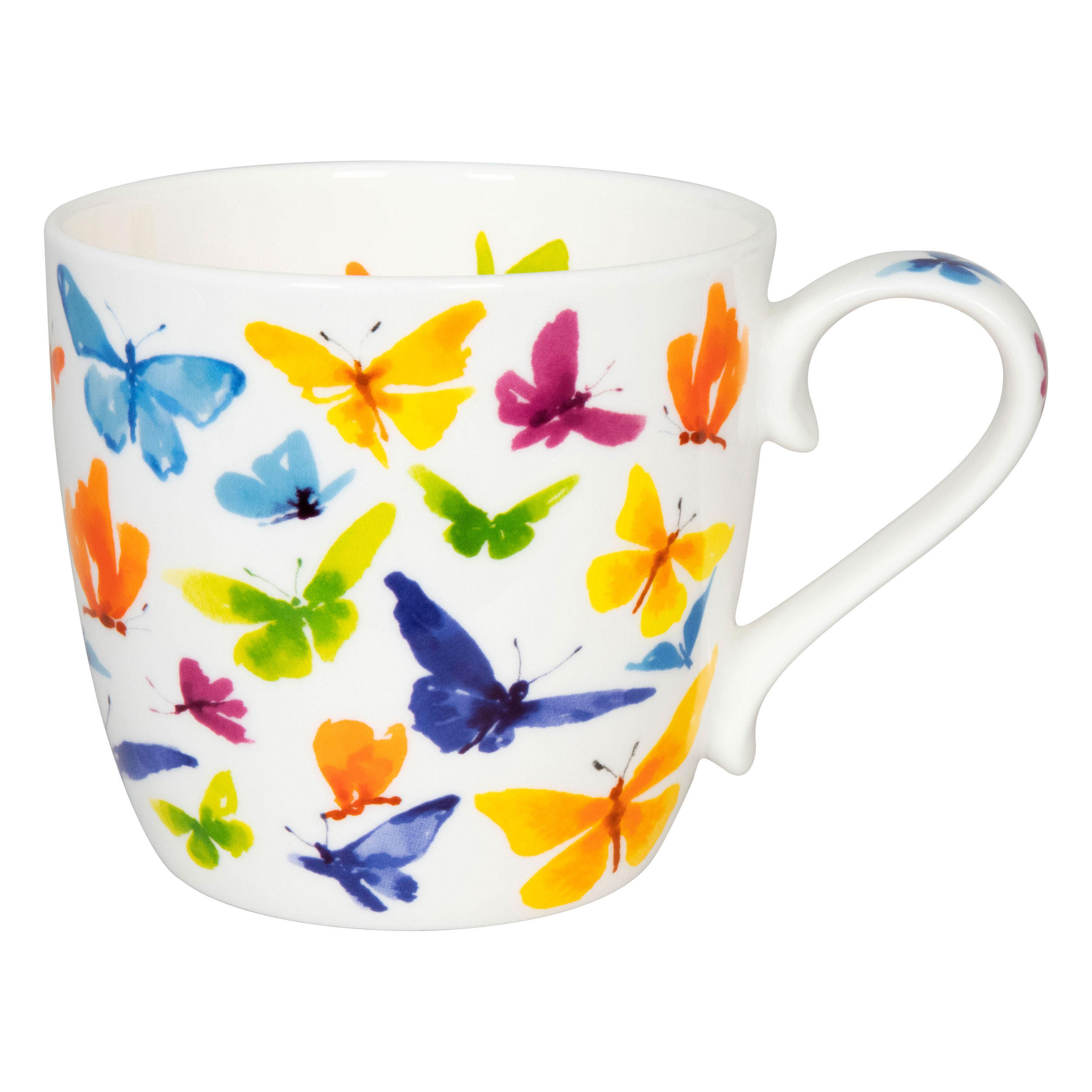 KAFFEEBECHER Victoria Lowe - Butterfly - Naturfarben, Keramik (0.45L) - Könitz