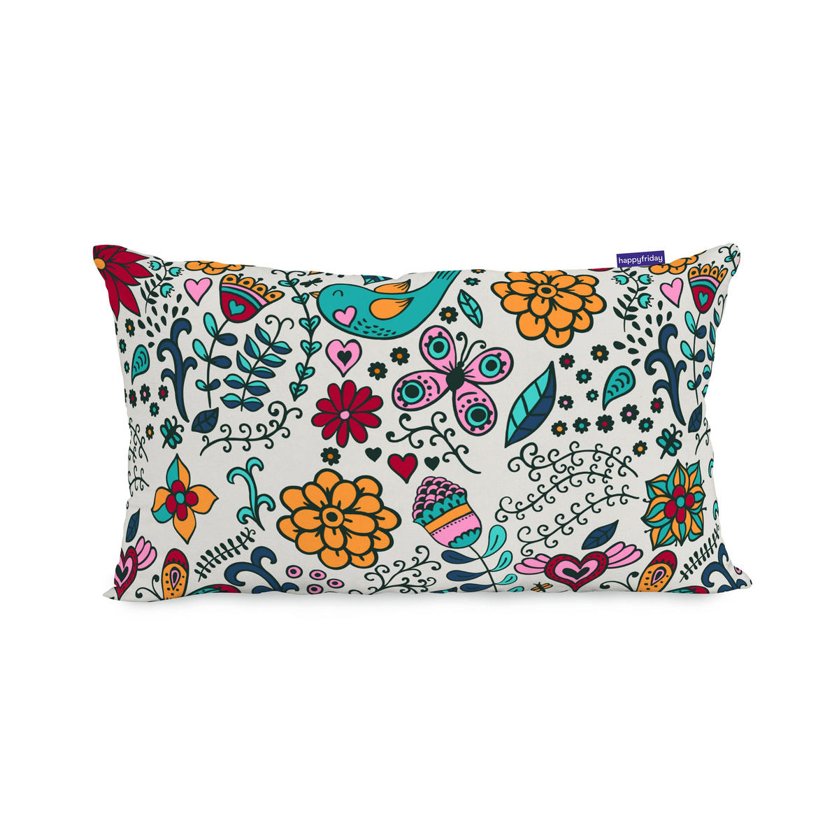 KISSENBEZUG nanny 50x30 cm mehrfarbig - Multicolor, Textil (50/30cm) - Happy Friday