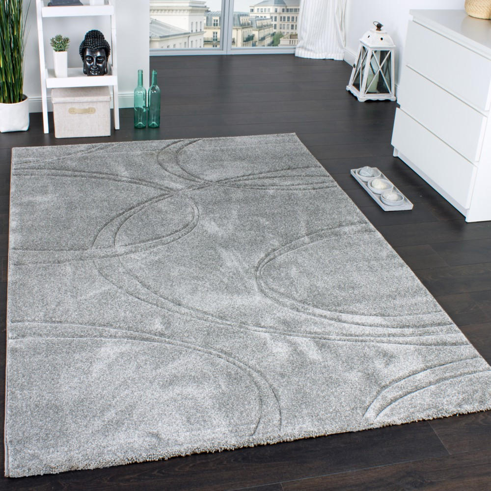 HOCHFLORTEPPICH 160/230 cm Brilliance 757 - Grau, Textil (160/230cm) - Paco Home